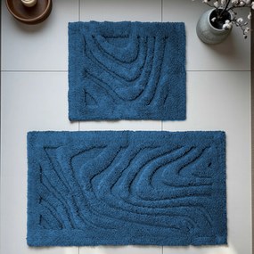 DY Kúpeľňová sada koberček Boston 11 - tmavomodrá