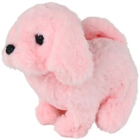 Lean Toys Interaktívna hračka – Ružový psík
