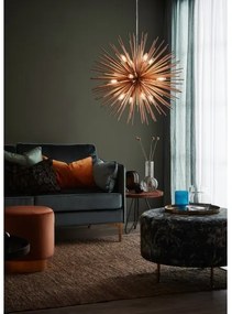 Markslöjd 107752 - Luster na lanku SOLEIL 12xE14/20W/260V rose gold