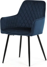 Jedálenská stolička modrá DCH-215 BLUE4