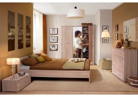 Nočný stolík THEMO 29x63 cm dub sonoma