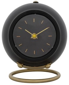 Čierne stolové hodiny Mauro Ferretti Ball