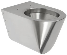 Wc závesné Sanela nerez mat zadný odpad 94040