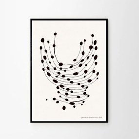 The Poster Club Plagát Dancing Dots by Leise Dich Abrahamsen 30x40 cm