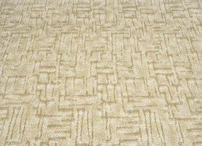 Koberce Breno Metrážny koberec DOBRO 35, šíře role 300 cm, béžová