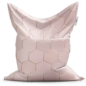 Sablio Sedací vak Rose gold - 150x100 cm