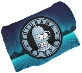 Sablio Deka Futurama Bender Štvrtá dimenzia - 190x140 cm