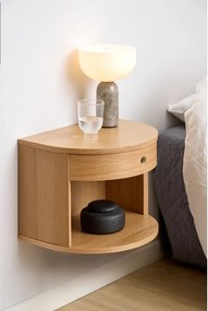Nočný stolík v dekore duba v svetloprírodnej farbe Paron – Actona