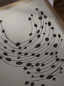 THE POSTER CLUB Autorský plagát Dancing Dots by Leise Dich Abrahamsen 30 x 40 cm