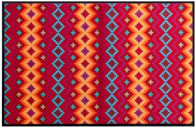 Premium rohožka s indiánskym vzorom - dúha (Vyberte veľkosť: 85*55 cm)