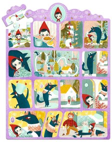 Rozprávkové puzzle - Červená Čiapočka - 35 ks