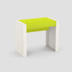 Drevona, PC stôl, REA JAMIE-ZE, biela
