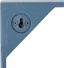 Modrá poschodová polica z recyklovaného dreva 70 cm Bekka – Bloomingville