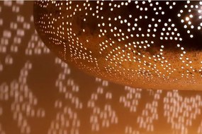 Zlatý luster filigránový orientálny Gold & Gold UFO Ø45*125