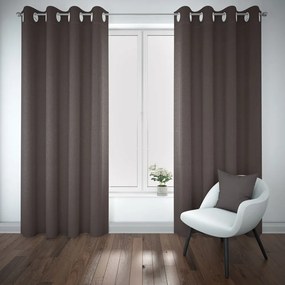 Home Elements Zatemňovací záves, tmavo hnedý Množstvo: 2 ks