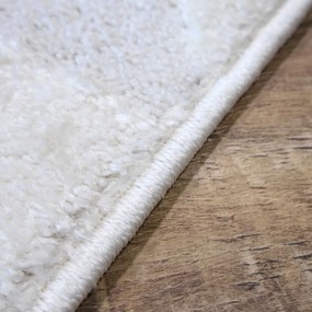 Angel Carpet, Kusový koberec Aurora 11 White, 60x110, biela, kancelária