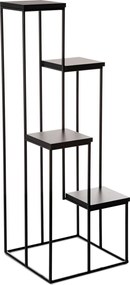 STOJAN NA KVETINÁČ KASKADA1 110X40X40 CM ČIERNA