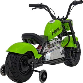 Ramiz Chopper Warrior Zelený motocykel