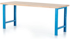Dielenský stôl Basic 200 x 80 cm, modrá