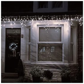 Solight 1V40-WW-1-LED Vonkajší vianočný záves 120xLED/8 funkcií 9m IP44 teplá biela
