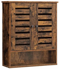 Závesná Kúpeľňová Skrinka Foggia Rustic Brown