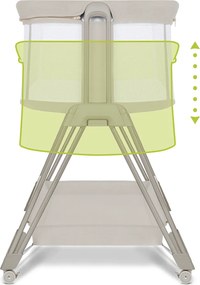 LIONELO Postieľka Luna 2v1 Beige Sand