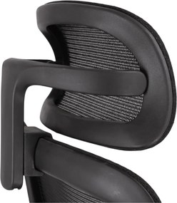 Kancelárska ergonomická stolička Neoseat ALLY — čierna, nosnosť 150 kg
