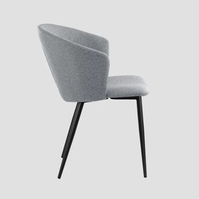 Jedálenská stolička LUJO tmavosivá 738098