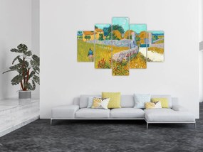 Obraz - Vincent van Gogh, Farmhouse in Provence, reprodukcia (150x105 cm)