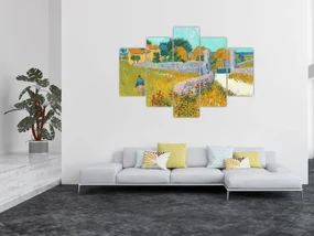 Obraz - Vincent van Gogh, Farmhouse in Provence, reprodukcia (150x105 cm)
