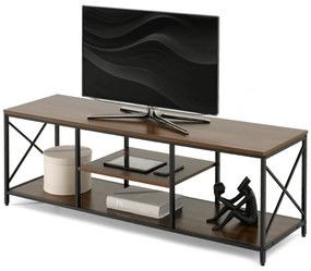 TV stolík/skrinka Jabalinas (čierna). Akcia -18%. Vlastná spoľahlivá doprava až k Vám domov. 1137067