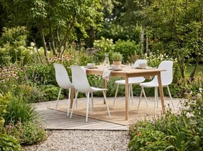 Jedálenská stolička OSAKA plastová, biela