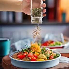 Sada 24 ks dóz na koření BAKER černá/čirá