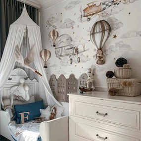 Nálepky na stenu do detskej izby – Lietadlá Mágia je všade L