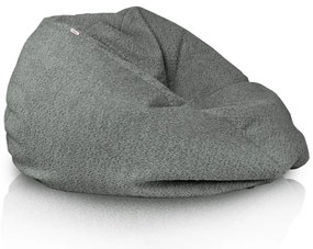 Sedací vak SAKO sivý bouclé