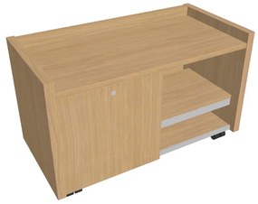 Mobilný kontajner Verno 100 x 50 cm, ľavý, dub svetlý