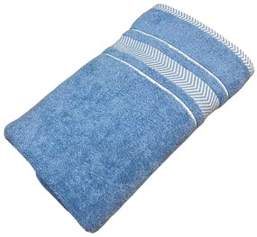 Froté osuška deluxe Monako modrý 70x140cm