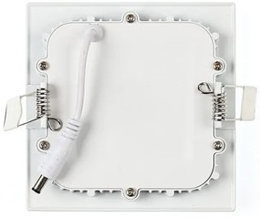 BERGE LED panel štvorcový 120x120x20mm vstavaný - 6W - 230V - 390Lm - teplá biela