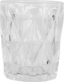 Transparentný pohár na vodu Diamond - Ø 8*10 cm / 250 ml