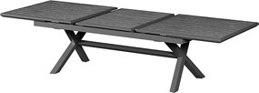 DEOKORK Hliníkový stôl BERGAMO II. 250/330 cm (antracit)