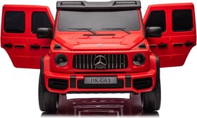 LEAN CARS Elektrické autíčko Mercedes G63 XXL červené 4x4