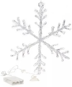 LED Vianočná dekorácia do okna 16xLED/3xAA teplá biela