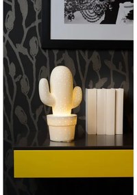 Lucide 13513/01/31 - Stolná lampa CACTUS 1xE14/40W/230V biela