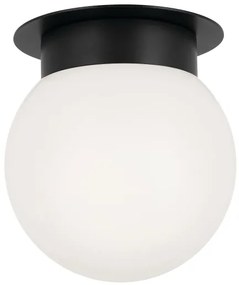 Kichler KL-ALBERS-F-G-BK-Stropné svietidlo ALBERS 1xE27/40W/230V pr.20,3cm čierne