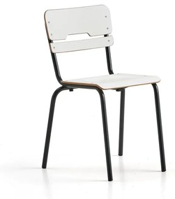 Školská stolička SCIENTIA, nízke sedadlo, V 460 mm, antracit/biela