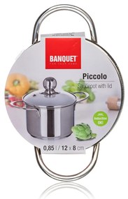 Banquet Nehrdzavejúci kastról s pokrievkou Piccolo, 12 cm, 0,85 l