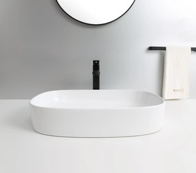 Erga Luella, umývadlo na dosku 610x375x120 mm, biela lesklá, ERG-V03-9612-WH