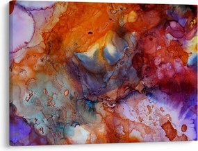Obraz - Abstraktné atramentové umenie (70x50 cm)
