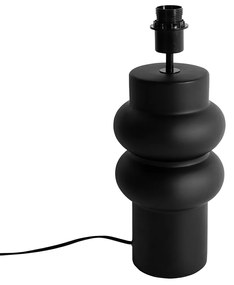 Dizajnová stolná lampa čierna keramická 17 cm bez tienidla - Alisia