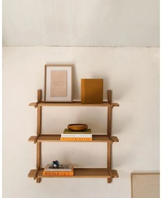 Modulárny policový systém z dubového dreva v prírodnej farbe 90x98 cm Sitra – Kave Home